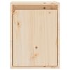 vidaXL Wandschrank 30x30x40 cm Massivholz Kiefer