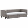 vidaXL Tagesbett Ausziehbar mit Schubladen Taupe 80x200 cm Stoff