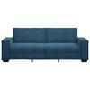 vidaXL 3-Sitzer-Sofa Blau 220x78x84 cm Samt