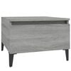 vidaXL Beistelltisch Grau Sonoma 50x46x35 cm Holzwerkstoff
