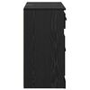vidaXL Highboard Schwarz Eichen-Optik 70 x 35,5 x 67,5 cm