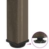 vidaXL Konsolentischbeine 4 Stk. Naturstahl 72-74 cm Stahl