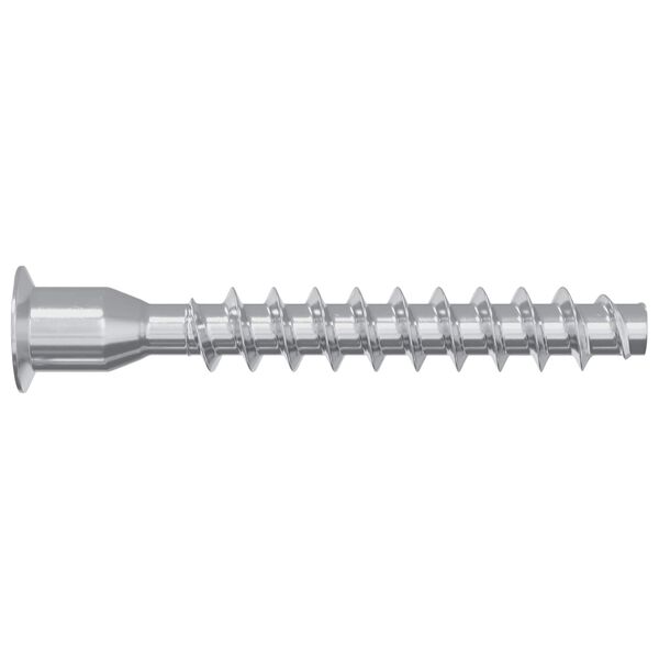 vidaXL Confirmat-Schrauben 2 pcs Silber &Oslash;7 x 50 mm Metall