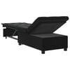 vidaXL Schlafsofa Schwarz 194 x 67 x 82 cm Samt
