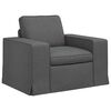 vidaXL Sofa 2 pcs Dunkelgrau
