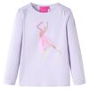 vidaXL Kinder-Langarmshirt Helllila 140