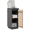 vidaXL Sideboards 2 Stk. Grau 31,5x34x75 cm Massivholz Kiefer
