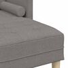 vidaXL Sofa Set mit Kissen Taupe Polyester