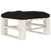 vidaXL 5-tlg. Garten-Lounge-Set Paletten mit Kissen in Schwarz Holz