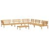 vidaXL 6-tlg. Garten-Sofagarnitur aus Paletten Massivholz Akazie