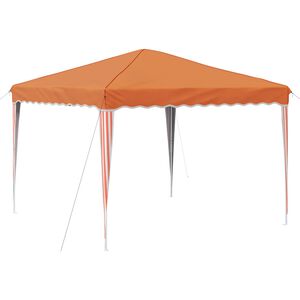 vidaXL Pop-up Partyzelt 288 x 288 x 245 cm Orange Oxford-Stoff