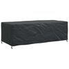 vidaXL M&ouml;belbezug Uni Schwarz 300 x 140 x 90 cm 210D