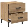 vidaXL Nachttisch Artisan-Eiche 40 x 35 x 47,5 cm Holzwerkstoff