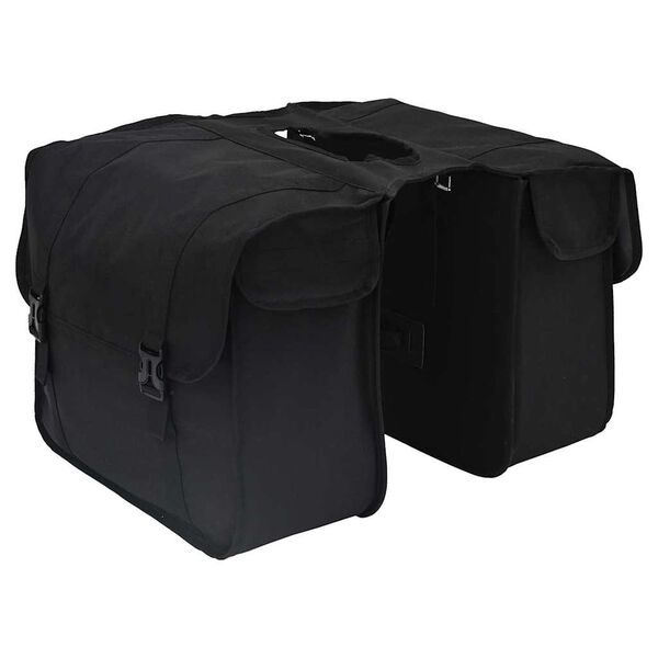 vidaXL Fahrradtasche Schwarz 40 x 18,5 x 35 cm Polyester