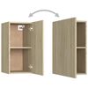 vidaXL TV-Schrank Sonoma-Eiche 30,5x30x60 cm Holzwerkstoff
