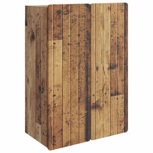 vidaXL Wandschrank Altholz 66 x 34,5 x 92 cm Holzwerkstoff