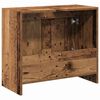 vidaXL Badezimmerschrank mit T&uuml;r Altholz 63 x 29 x 55 cm Holzwerkstoff