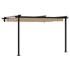 vidaXL Pavillon 300 x 300 x 200 cm Taupe Polyester