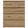vidaXL Sideboard Artisan-Eiche 80x35x99 cm Holzwerkstoff