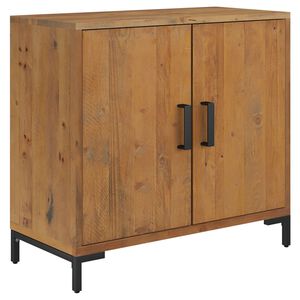 vidaXL Sideboard Braun 75x35x70 cm Massivholz Kiefer