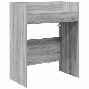vidaXL DJ Tisch Sonoma-Grau 82 x 45 x 102 cm Holzwerkstoff