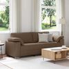 vidaXL Sofa Braun Gesamtabmessungen: 219 x 80 x 80 cm (B x T x H)
