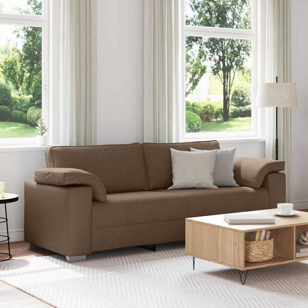 vidaXL Sofa Braun Gesamtabmessungen: 219 x 80 x 80 cm (B x T x H)