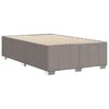 vidaXL Bettgestell ohne Matratze Taupe 120x190 cm Stoff
