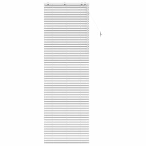 vidaXL Venezianische Jalousie Wei&szlig; 70 x 250 cm 35 mm