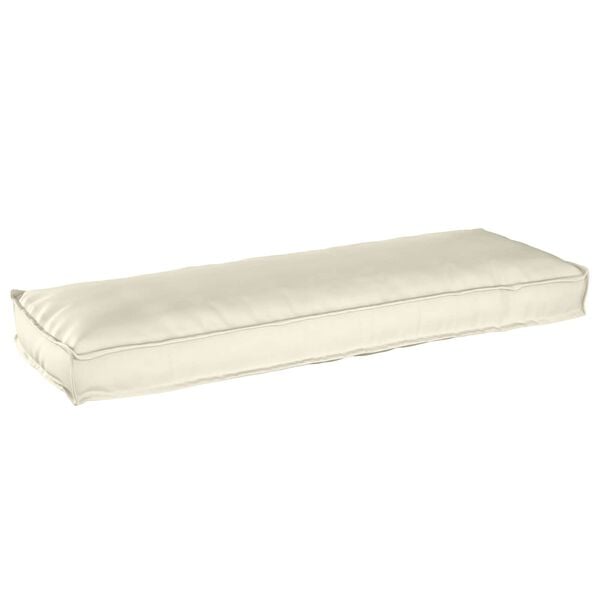 vidaXL Kissen Creme 120 x 40 x 8 cm Oxford-Stoff