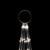 vidaXL LED-Weihnachtsbaum f&uuml;r Fahnenmast Kaltwei&szlig; 732 LEDs 500 cm