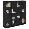 vidaXL Highboard 2 pcs Schwarz Eichen-Optik 68 x 37 x 142 cm