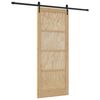 vidaXL Schiebet&uuml;r ORKDAL Natur 86 x 211 cm Massives Kiefernholz