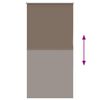 vidaXL Verdunkelungsrollo Kaffeebraun 70x175cm Stoffbreite 65,7 cm