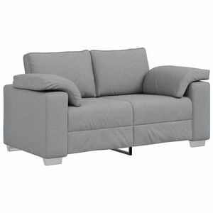 vidaXL Sofa Hellgrau 160 x 80 x 82 cm Stoff