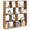 vidaXL B&uuml;cherregal Altholz-Optik 132x29x141,5 cm Holzwerkstoff