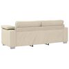 vidaXL Sofa Set 2 pcs Taupe 219 x 77 x 82 cm Stoff