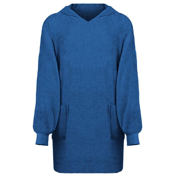 vidaXL Decken-Hoodie KINN Marineblau L Baumwolle