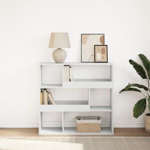 vidaXL B&uuml;cherregal/Raumteiler Wei&szlig; 100x33x94,5 cm