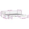 vidaXL Tagesbett Ausziehbar mit Schubladen ohne Matratze 90x200 cm