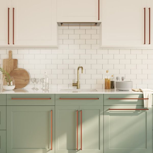 vidaXL M&ouml;belgriffe 10 Stk. Bronzen 480 mm Edelstahl