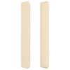 vidaXL Kopfteil mit Ohren Creme 103x16x118/128 cm Stoff
