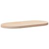 vidaXL Tischplatte 80x40x2,5 cm Massivholz Kiefer Oval