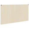 Wanddisplay-Case mit Regal Beige 98 x 4,5 x 55 cm Holzwerkstoff