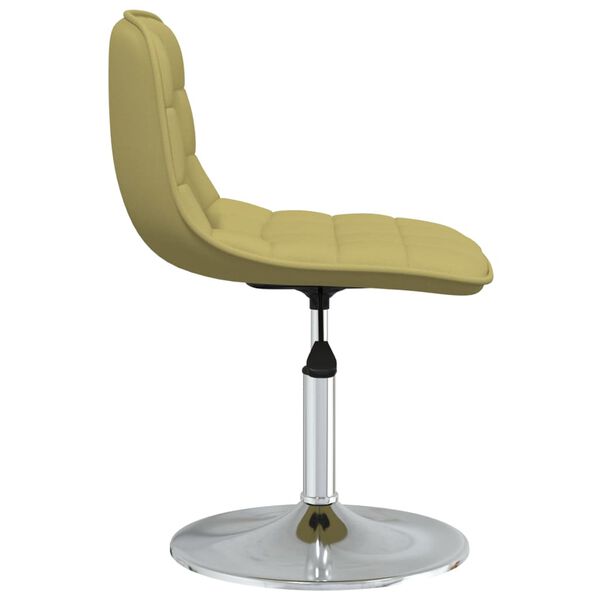 vidaXL Esszimmerst&uuml;hle 4 Stk. Drehbar Gr&uuml;n Stoff