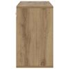 vidaXL Schuhschrank Artisan-Eiche 103 x 30 x 51 cm Holzwerkstoff