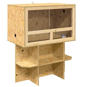 vidaXL Terrarium Braun 80 x 50 x 100 cm OSB