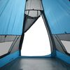 vidaXL Tipi-Campingzelt 7 Personen Blau Wasserdicht