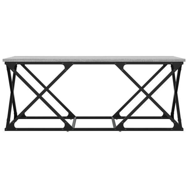 vidaXL Couchtisch Grau Sonoma 100x49x40 cm Holzwerkstoff