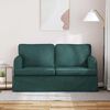 vidaXL Sofa Dunkelgr&uuml;n Gesamtabmessungen: 144 x 80 x 85 cm (B x T x H)